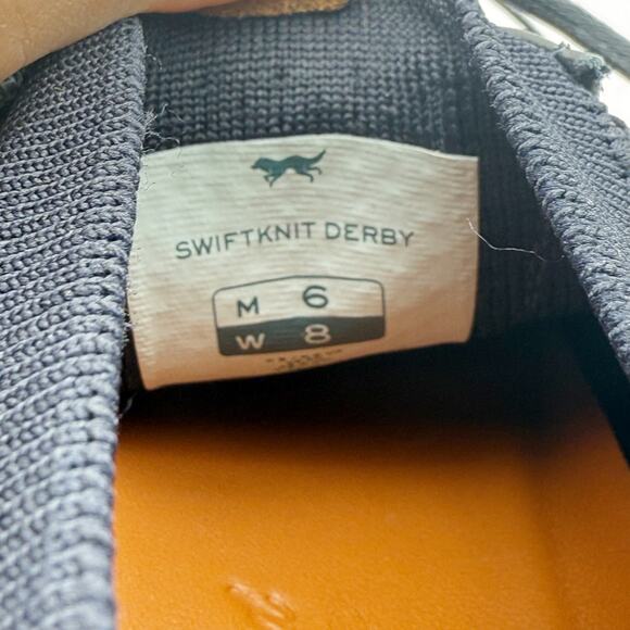 Wolf & Shepherd Mens Swiftknit Derby Sneakers US 6 EU 39 Navy Knit NIB - Picture 12 of 12